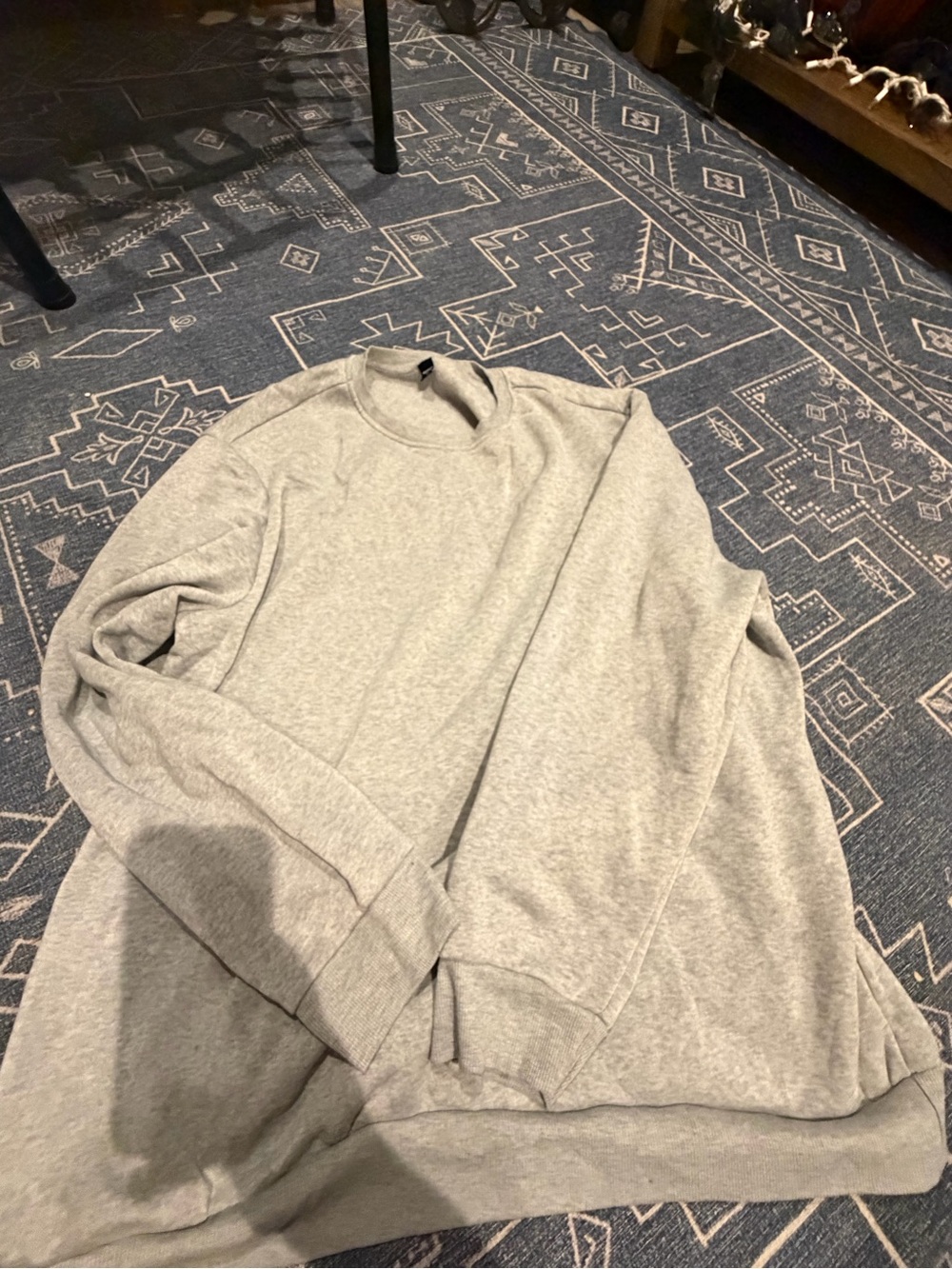 NFINITY Men's Crewneck Sweater - Light Gray